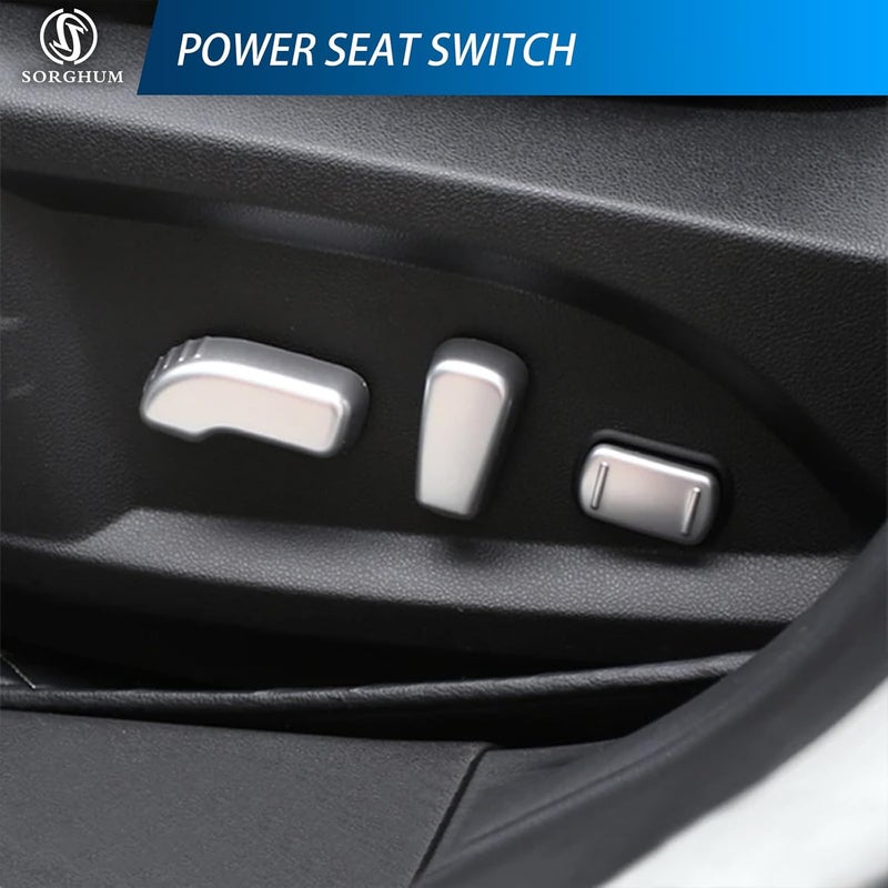 Sorghum Power Seat Switch - Front Left Driver Side Adjustment Control Compatible with 09-18 Nissan Murano 13-18 Altima 13-19 Pathfinder 16-19 Titan XD 17-19 Titan Replace# 87066-1AB0A 87016-JM00A - Image 2